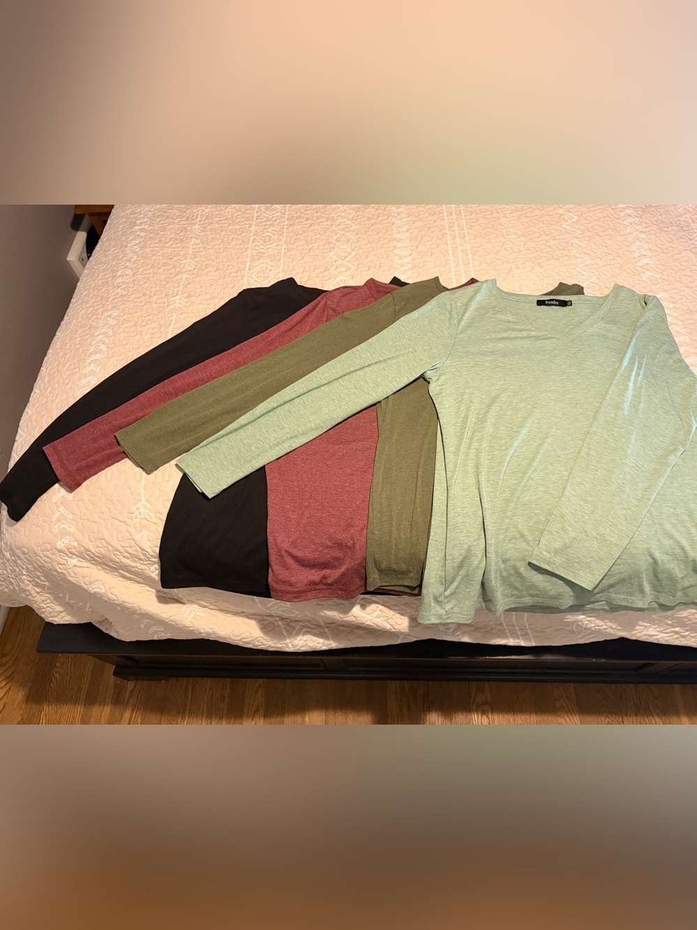 4-Basic Long-Sleeve Tees XL